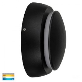 Havit-Pivot Black & White Round Exterior LED Wall Light